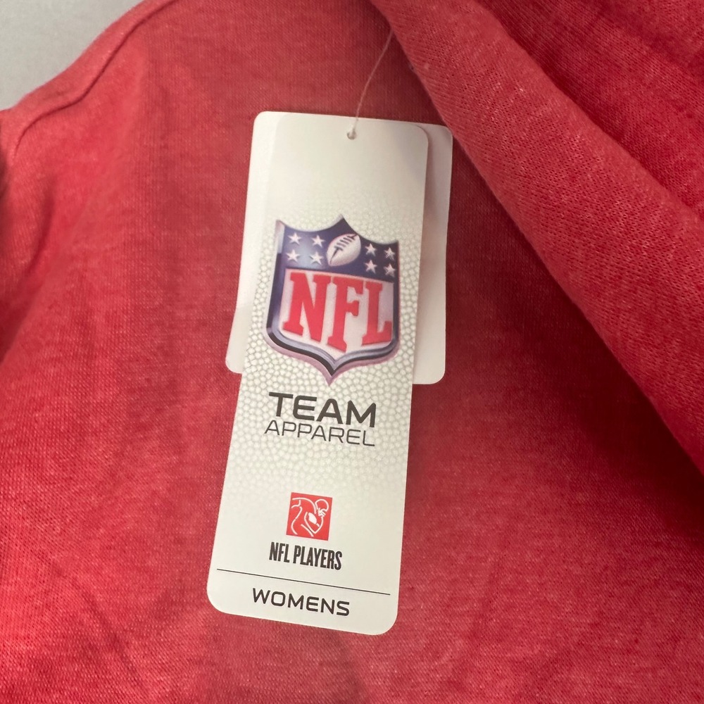 NFL Team Apparel Arizona Cardinals Womens 2XL Colorblock Hoodie Red Gray Fleece - Picture 9 of 11